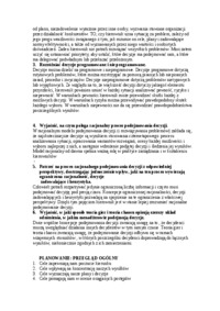 kierowanie zespołami - model decyzji, omówienie