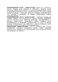 Trójwymiarowy efekt  strategiczny, omówienie