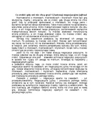 Co zrobić gdy oni nie chcą grać - analiza