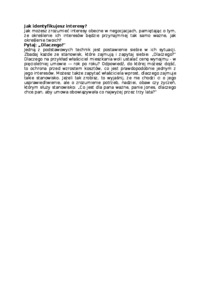 Jak identyfikujesz interesy, omówienie