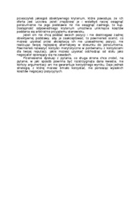 Poddawanie się presji, omówienie