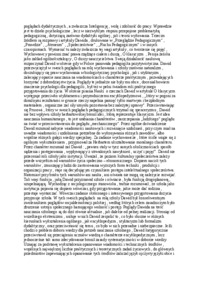 Poglądy i stanowisko pedagogiczne Jana Władysława Dawida- pedagogika
