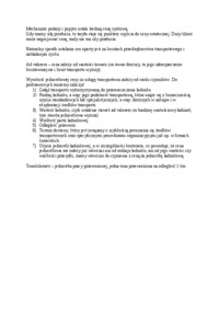 Mechanizm podaży i popytu  - omówienie.