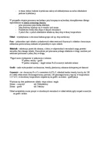 Metale i ich stopy - omówienie