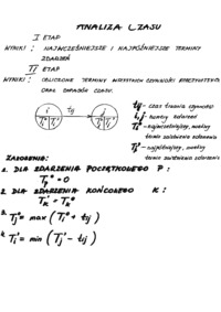 Sieć zależności -  informacje
