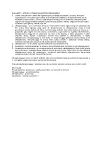 Podmioty stosunku ubezpieczeniowego - wykład