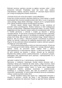Praca z rodzinami chorych na schizofrenie- pedagogika