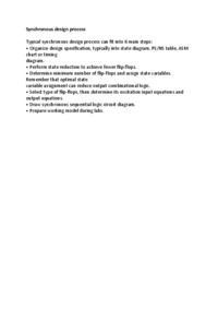 Proces projektowania synchroniczny