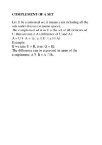 Dopełnienie SET