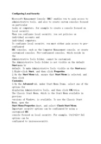 Konfiguracja lokalnego bezpieczeństwa