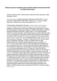 Metoda wapniowo-wapienna odsiarczania spalin - wykład