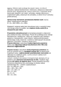 Przemiany tlenków siarki w atmosferze - wykład