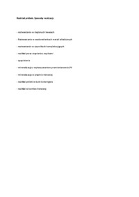 Rozkład próbek. Sposoby realizacji - wykład