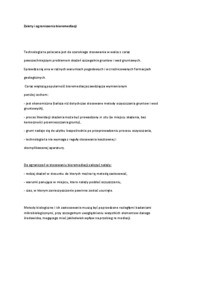 Zalety i ograniczenia bioremediacji - wykład