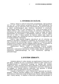 System edukacji niemiec- pedagogika
