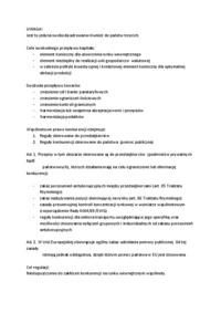 Swobodny przepływ usług -opracowanie