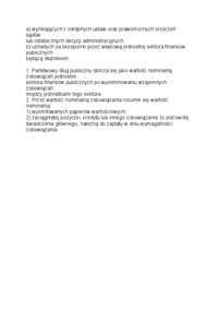 Dług publiczny -opracowanie