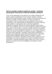 Różnica pomiędzy systemem kapitalizacji odsetek-opracowanie