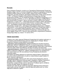 Parlament Europejski - omówienie.