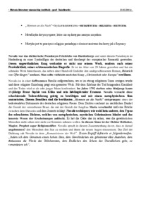 Novalis- hymnen - omówienie