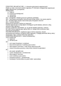 Struktury organizacyjne-opracowanie