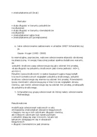 Pytania i odpowiedzi na kolokwium -  skali w odwzorowaniach kartograficznych