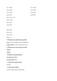 Obliczenia ciągu poligonowego-opracowanie