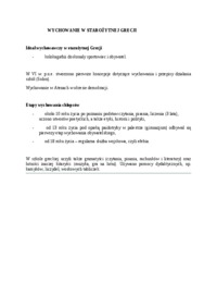 WYCHOWANIE W STAROŻYTNEJ GRECJI- pedagogika