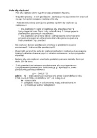 pole-sily-ciezkosci-opracowanie