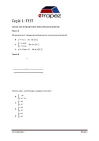 Krzywe w postaci parametrycznej - omówienie