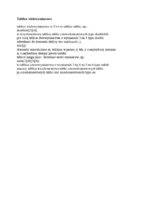 tablice-wielowymiarowe-opracowanie