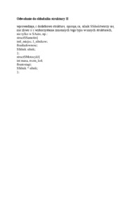 Odwołanie do składnika struktury II-opracowanie