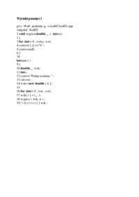 Wycieki pamięci I-opracowanie