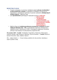 Błękitna flaga  - omówienie 