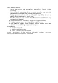 Teoria obfitości zasobów  - omówienie 