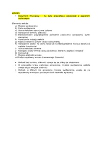 Weksel  - omówienie 