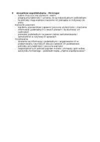 Stosunki  współdziałania - omówienie