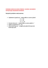 Wymowa dziecka w wieku przedszkolnym-opracowanie