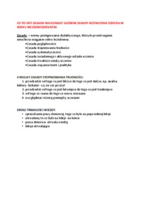 Zasada nauczania-opracowanie