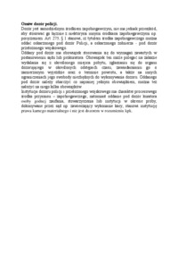 Dozór policji-opracowanie