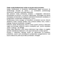 Zasada obiektywizmu i wskaż na jej gwarancje procesowe-opracowanie