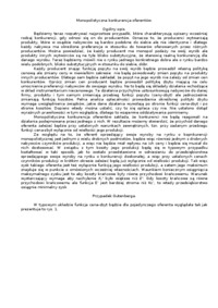 rynki o monopolistycznej konkurencji - Przypadek Gutenberga