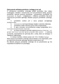 Podaj powody oddalenia powództwa cywilnego przez sąd-opracowanie