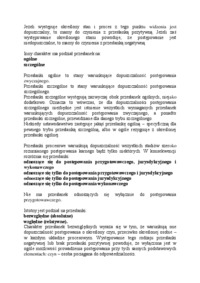 Podział przesłanek procesowych-opracowanie