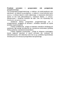 Procesowe i pozaprocesowe cele postępowania przygotowawczego-opracowanie