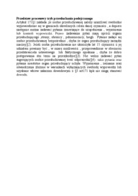 Procesowy tryb przesłuchania podejrzanego-opracowanie