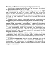 Przesłanki umorzenia postępowania przygotowawczego-opracowanie