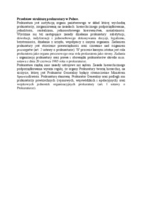 Struktura prokuratury w Polsce-opracowanie