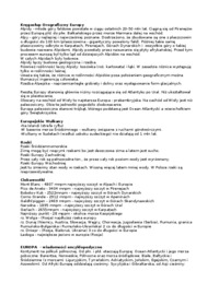 geografia ekonomiczna - Półwyspy