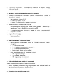 Organizacje międzynarodowe-opracowanie